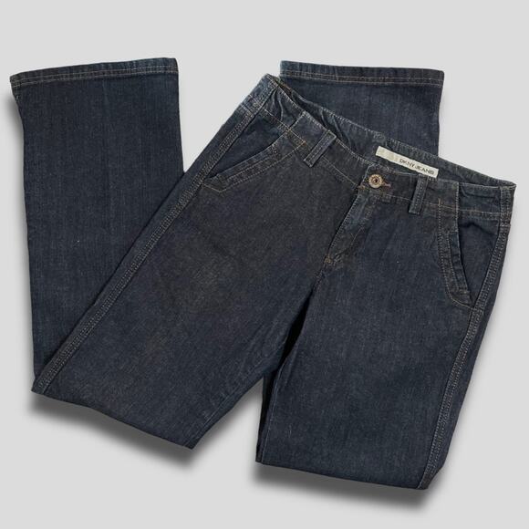 DKNY HIGH RISE VINTAGE VIBES CLASSY CHARCOAL BLACK DENIM JEANS SIZE 10 - Picture 1 of 9